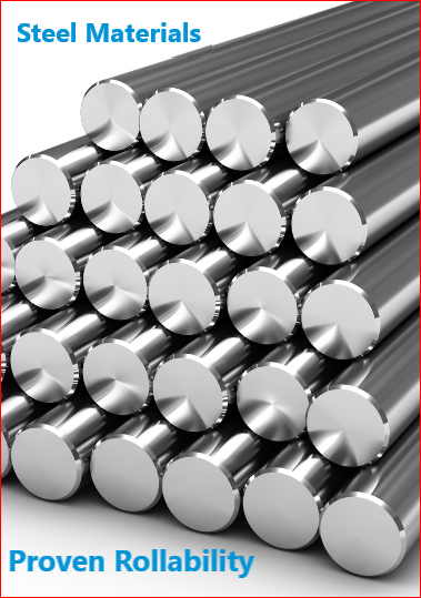 STEEL MATERIALS WITH PROVEN ROLLABILITY FOR THREAD ROLLING