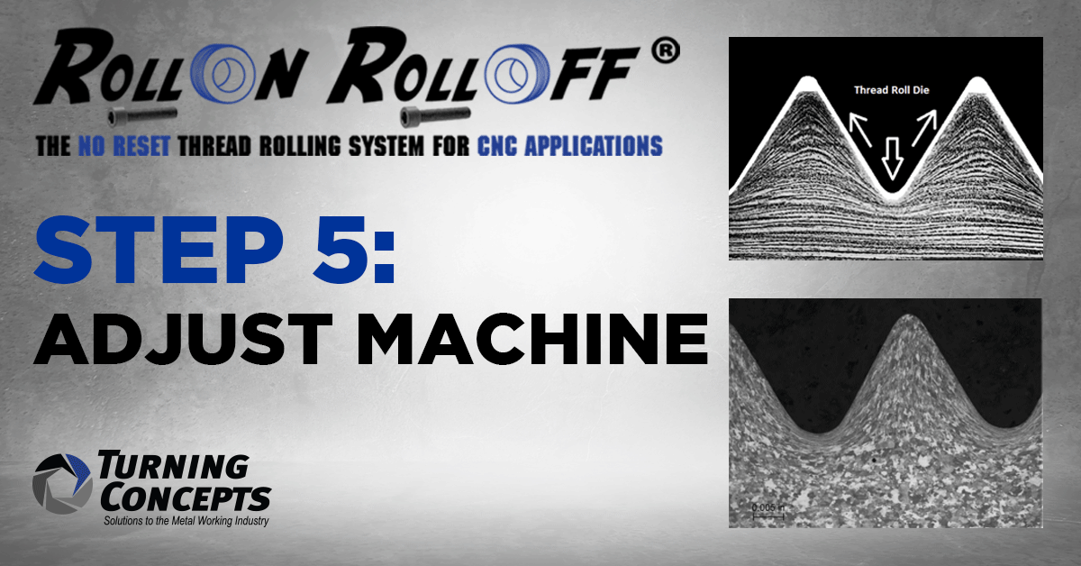 MASTERING THREAD ROLLING ADJUST MACHINE