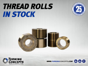 Thread roll dies for thread rolling attachments. Cold forming process. Material displacement when machining on CNC machines. 